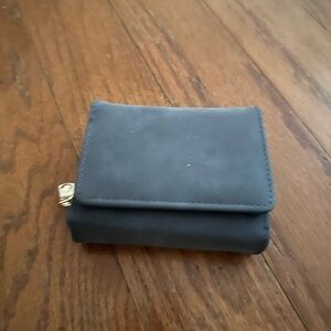 Blue mini fold wallet